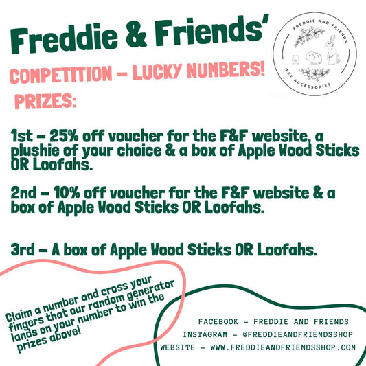 August's Lucky Numbers Competition!